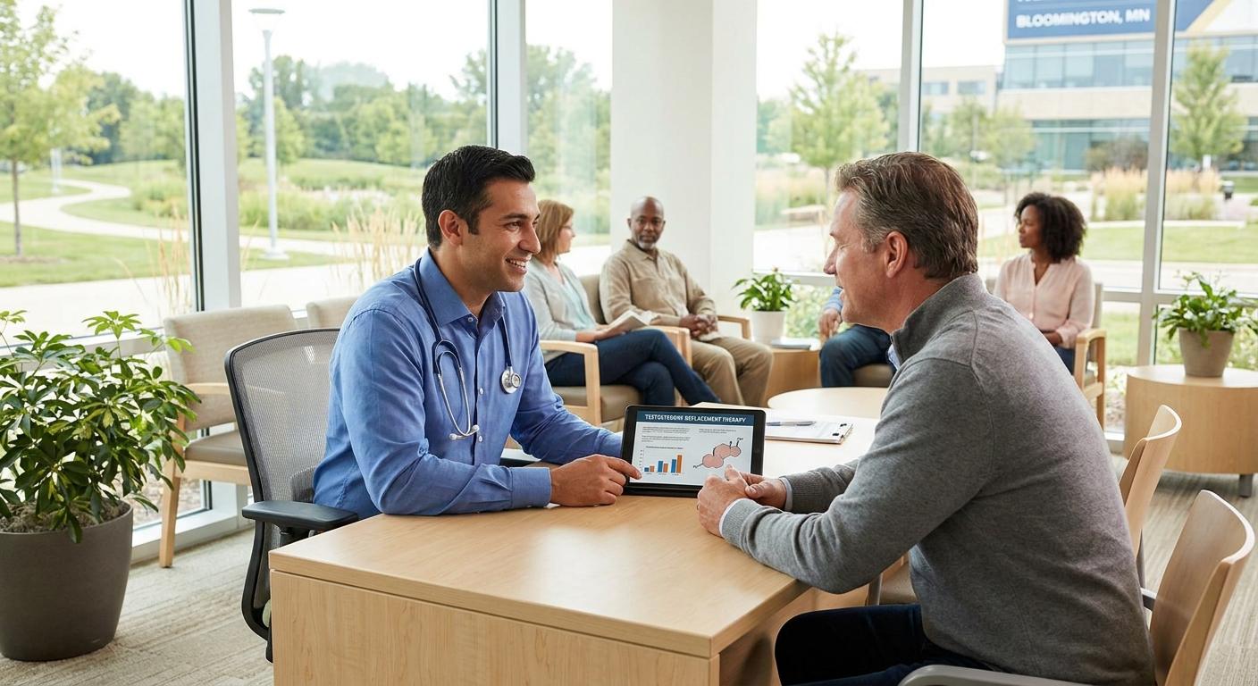 TRT Bloomington – physician-led testosterone replacement therapy consultation at Lite Medical Bloomington clinic
